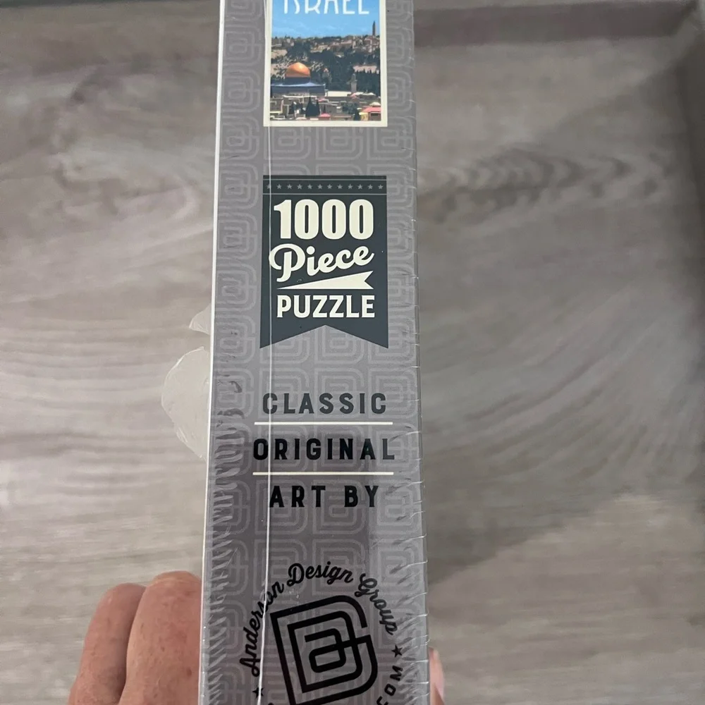 Israel 1000-Piece Jigsaw Puzzle – Vintage Travel Art Poster